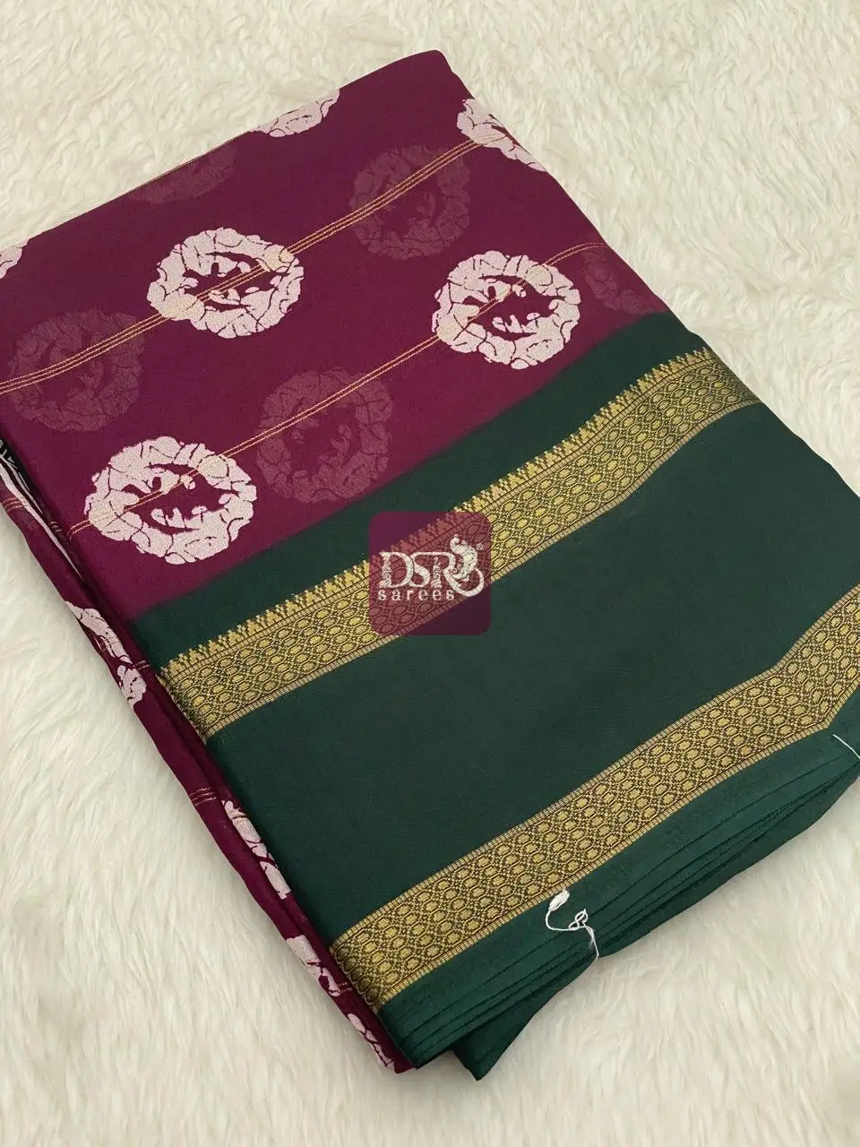 Viscose Chiffon Saree - vol9