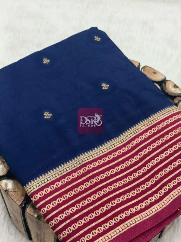 Viscose Crepe Silk Sarees
