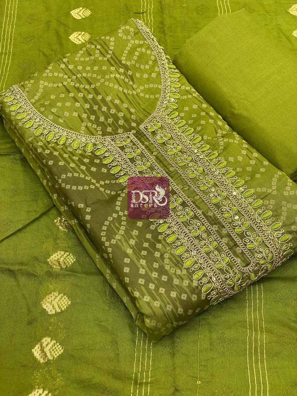 Bandhini Printed Tissue Salwar