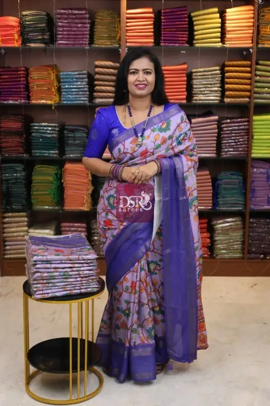 Kalamkari Georgette Sarees