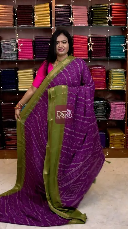 Viscose Chiffon Sarees - vol1