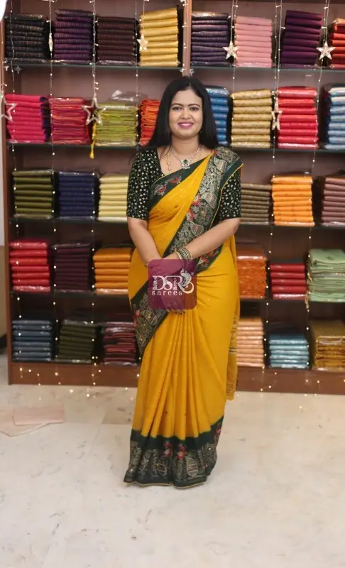 Foil Chiffon sarees -vol1