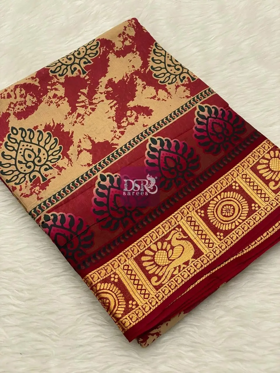 Printed Sugudi Cotton Sarees
