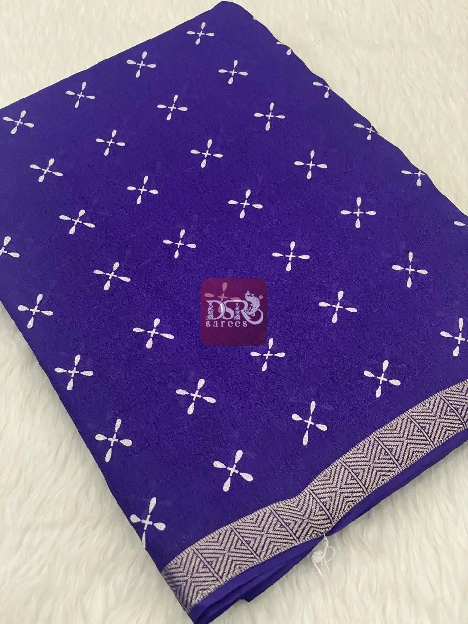 Viscose Chiffon Saree - vol8