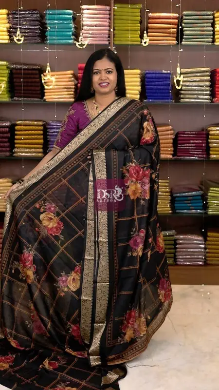 Viscose Chiffon Sarees