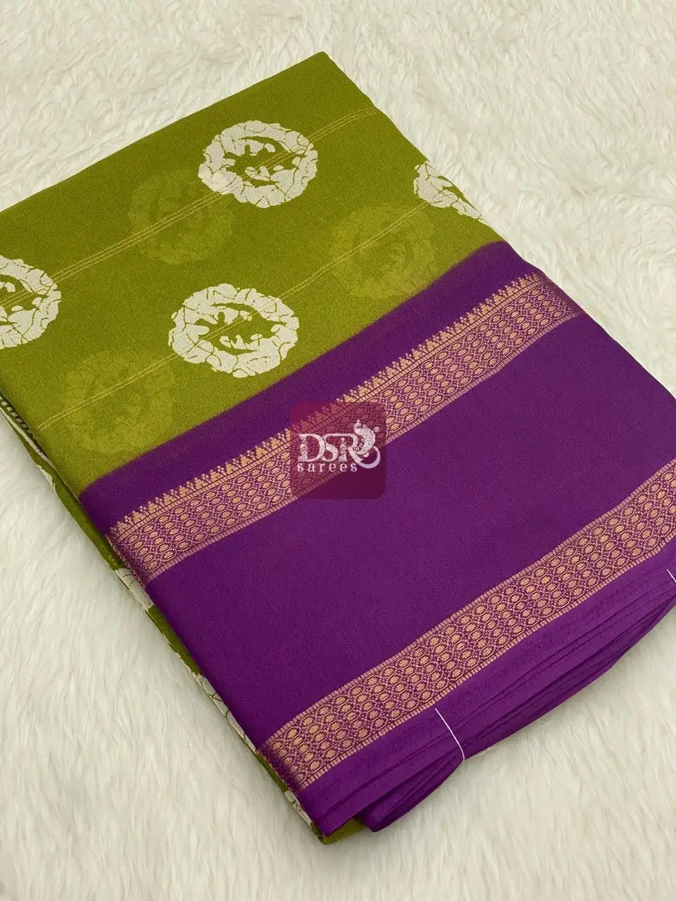 Viscose Chiffon Saree - vol9