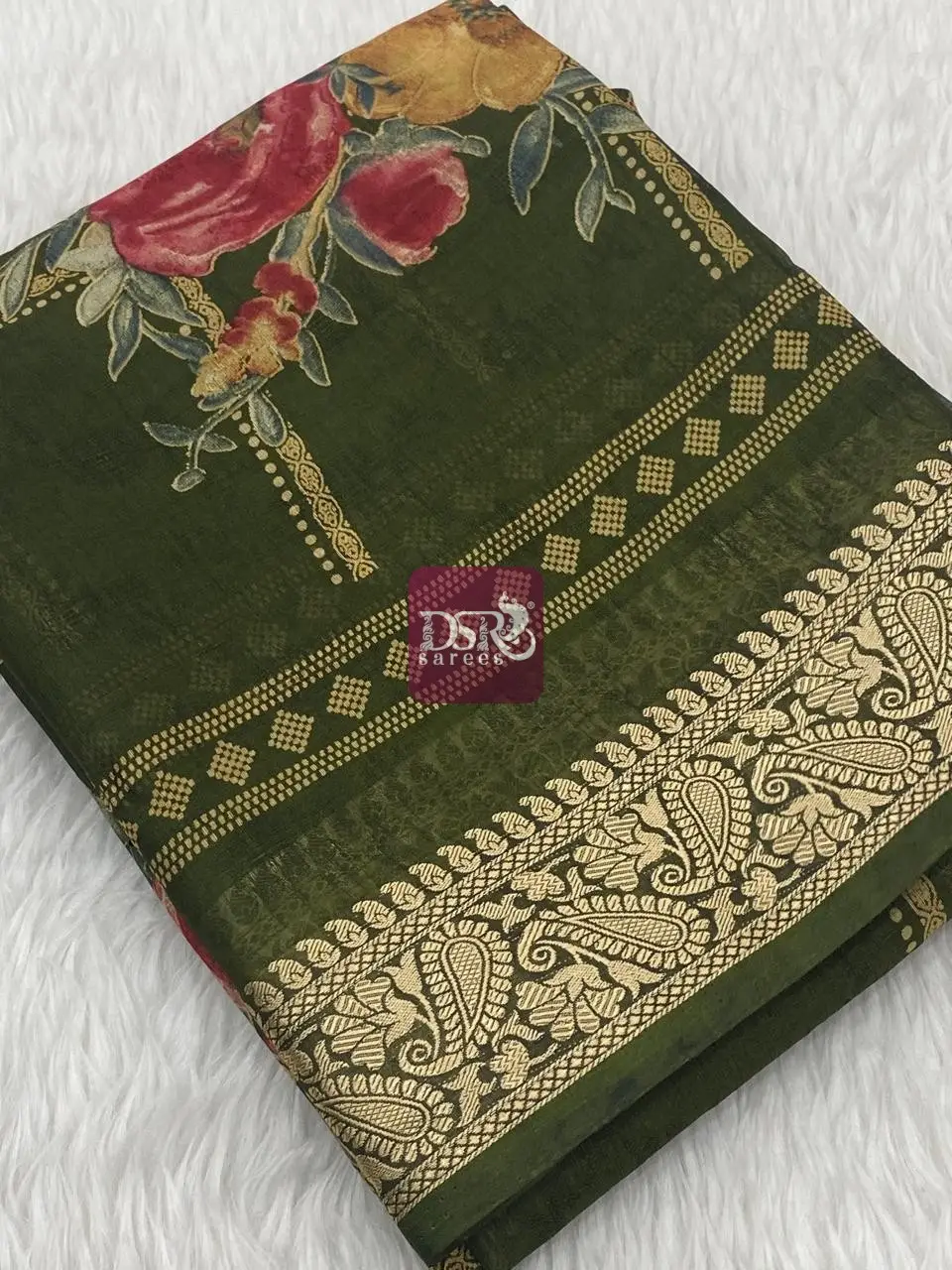 Viscose Chiffon Saree - vol8