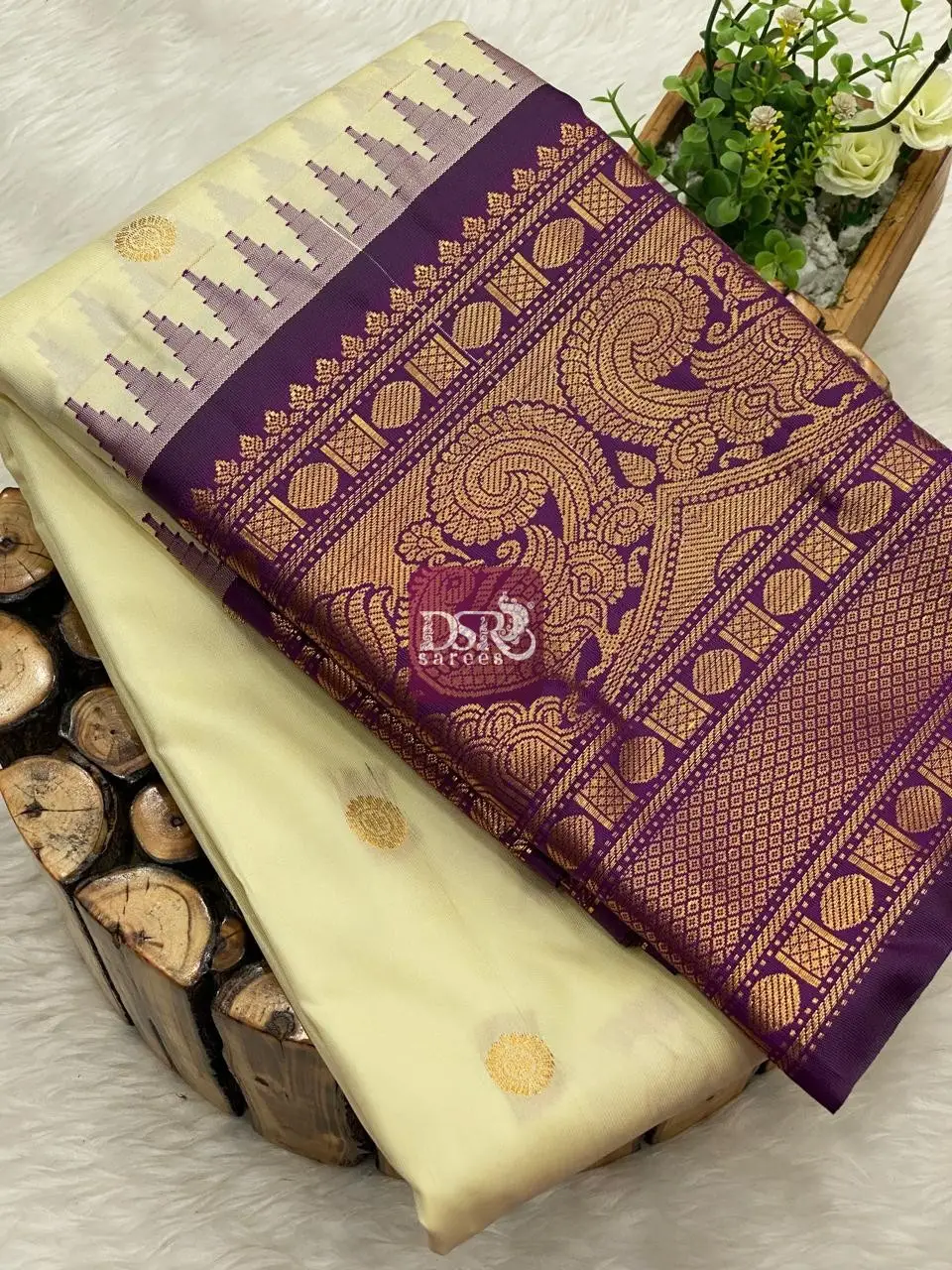 Semi Gadwal Border Sarees - Vol 1