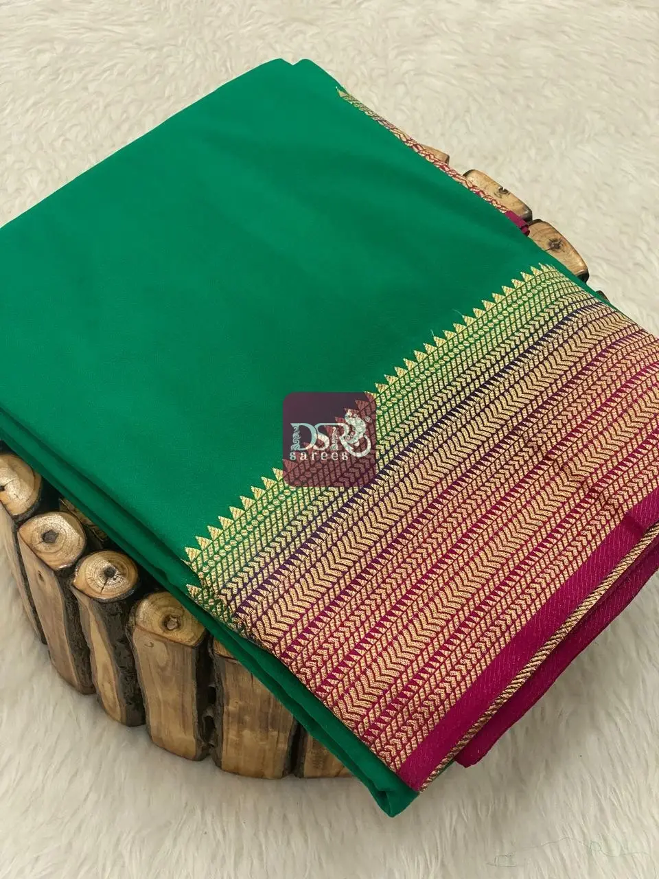 Viscose Crepe Silk Sarees