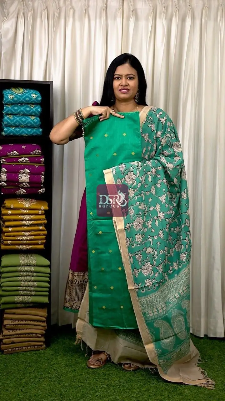 2 Pc Semi Dupion Salwar Suits - vol1