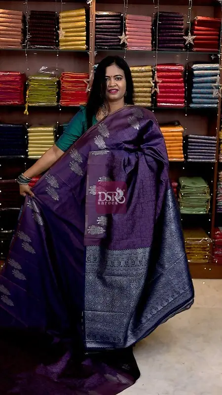 Silver Zari Soft Silk Sarees - vol1
