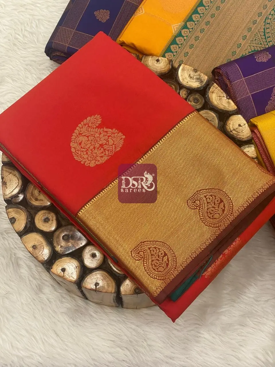 Semi Silk Udal Butta Sarees