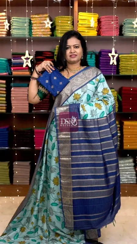 Kalamkari Viscose Crepe Silk