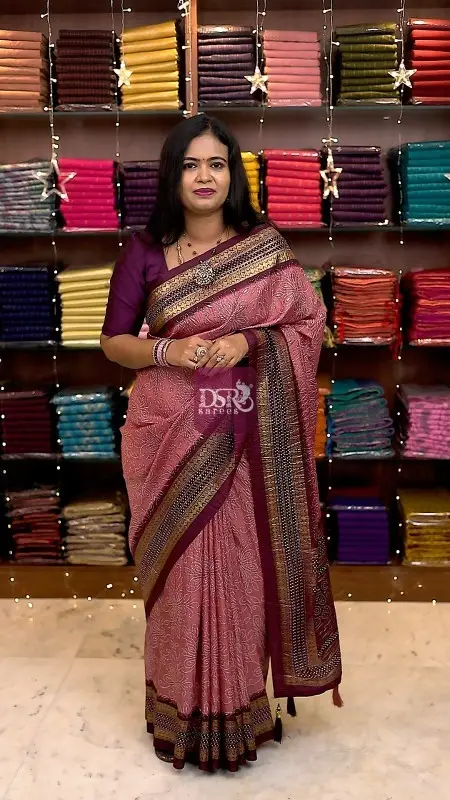 Bhandhini Crushed Chiffon Saree - vol1