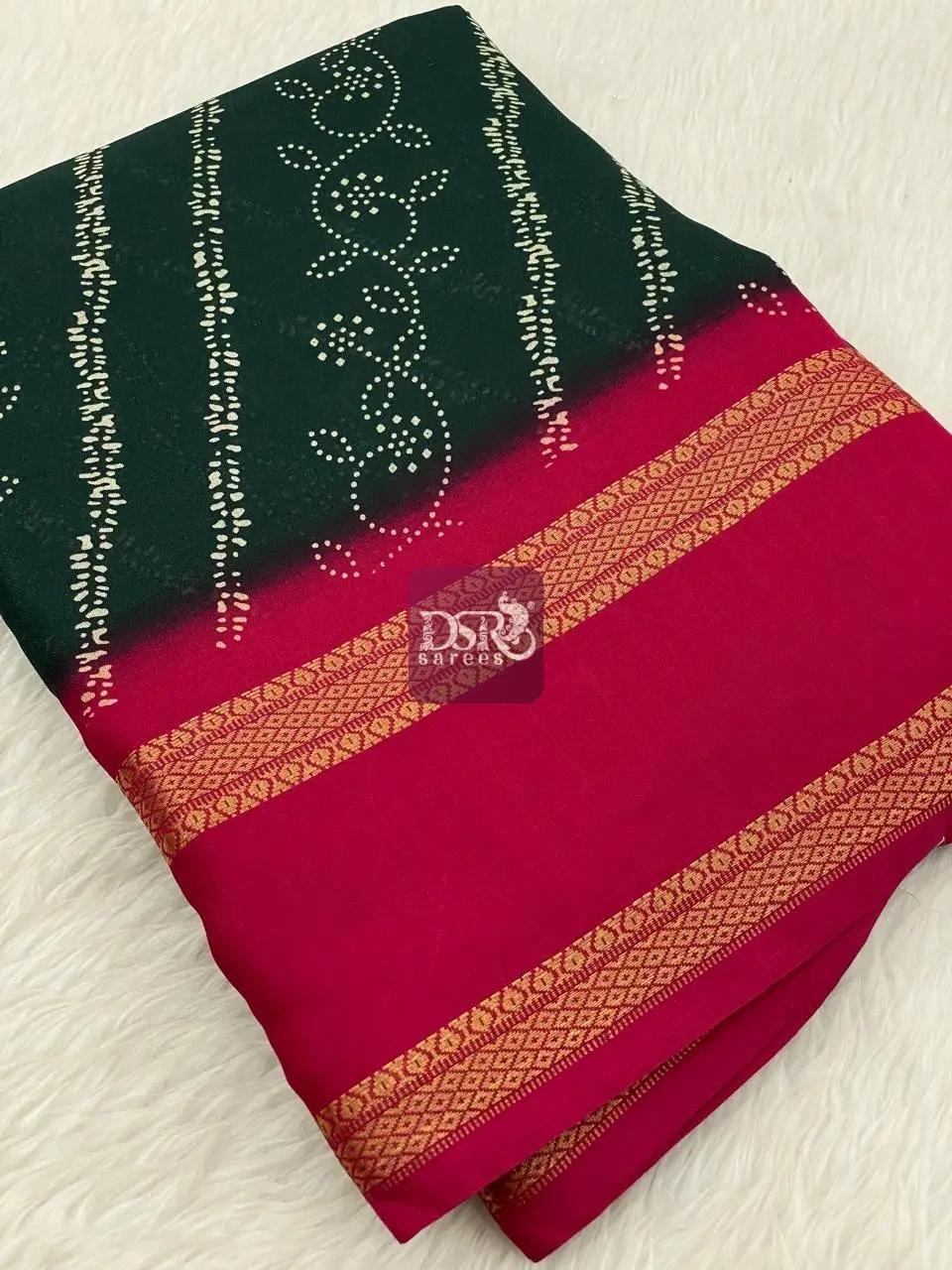 Viscose Chiffon Sarees - vol1