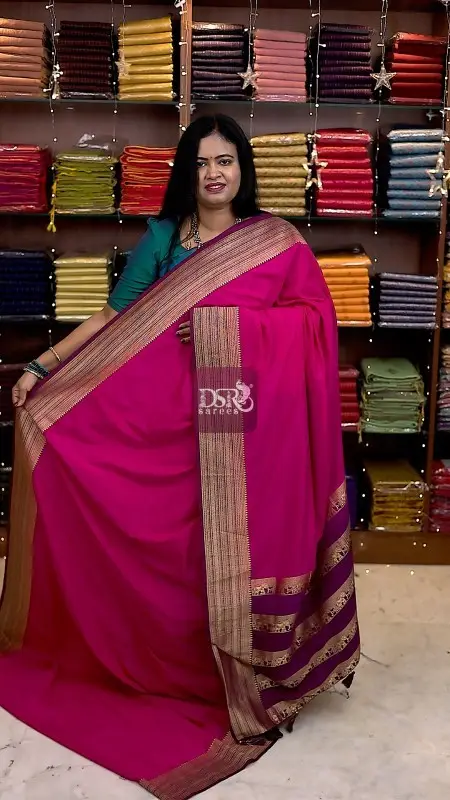 Viscose Crepe Silk Sarees