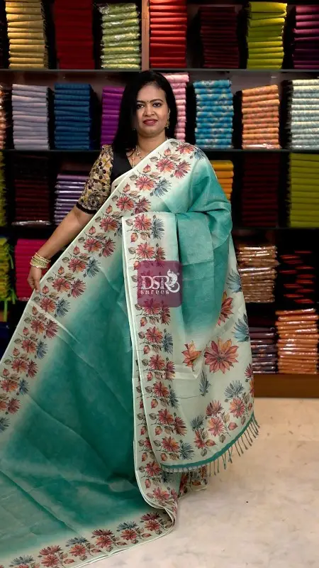Linen Khadhi Tissue Sarees