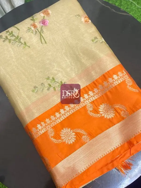 Printed Tissue Silk Sarees