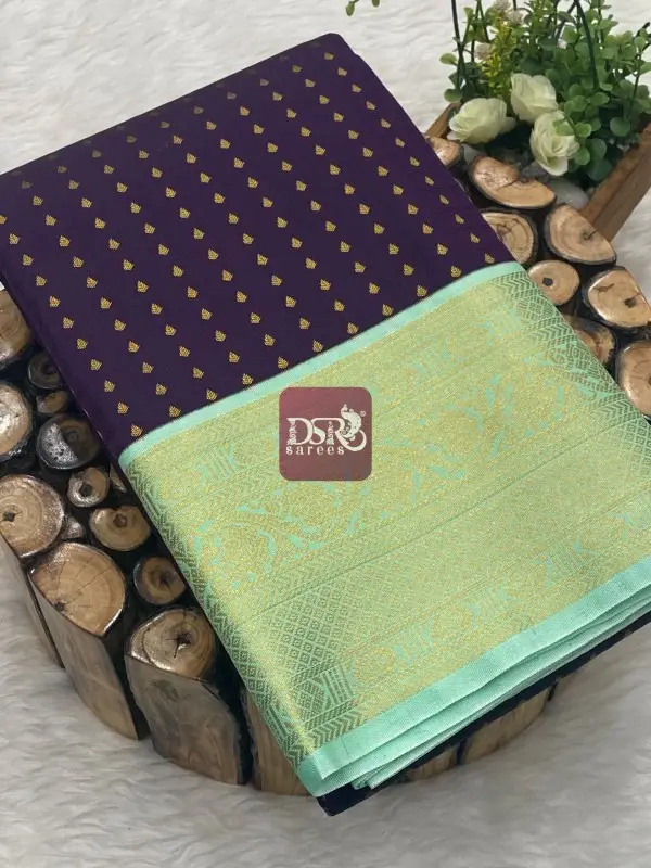 1000 Butta Korvai Border Saree