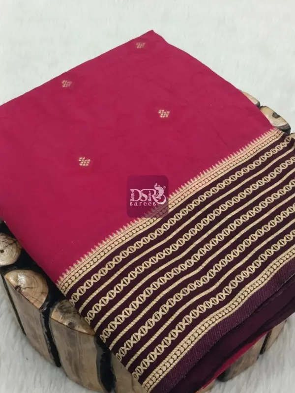 Viscose Crepe Silk Sarees