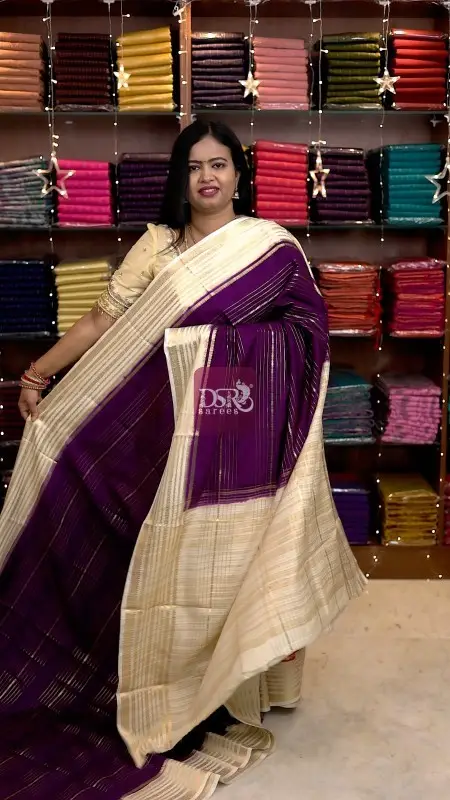 Viscose Crepe Silk Sarees