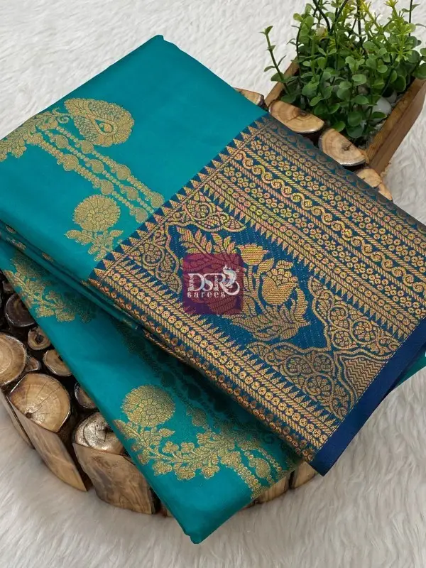 Premium Kanchi Korvai Border Saree