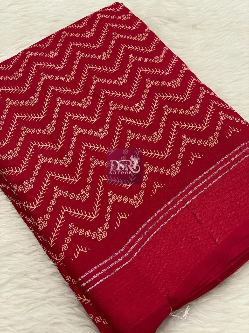 Viscose Chiffon Saree - vol7