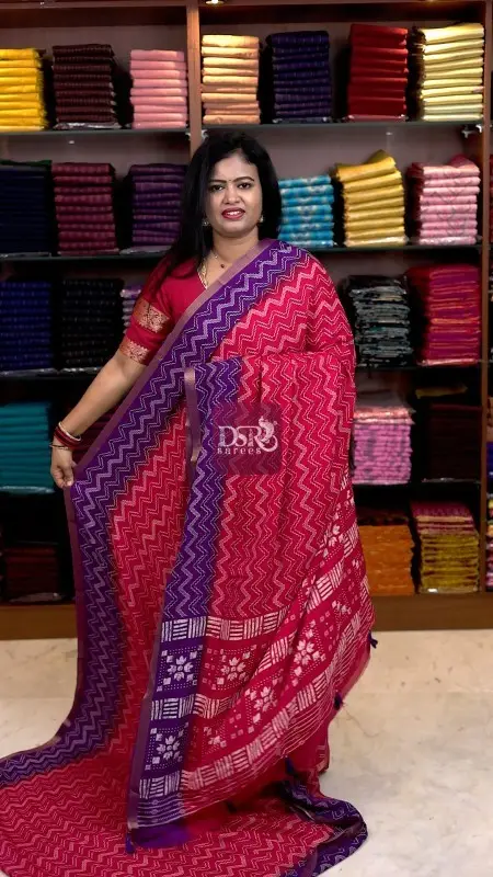 Viscose Chiffon Saree - vol7