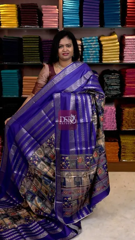 Digital Print Dola Crepe Saree