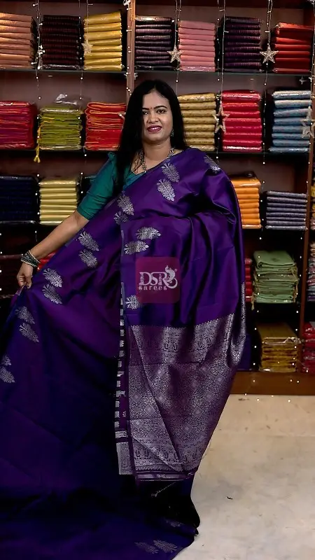 Silver Zari Soft Silk Sarees - vol1
