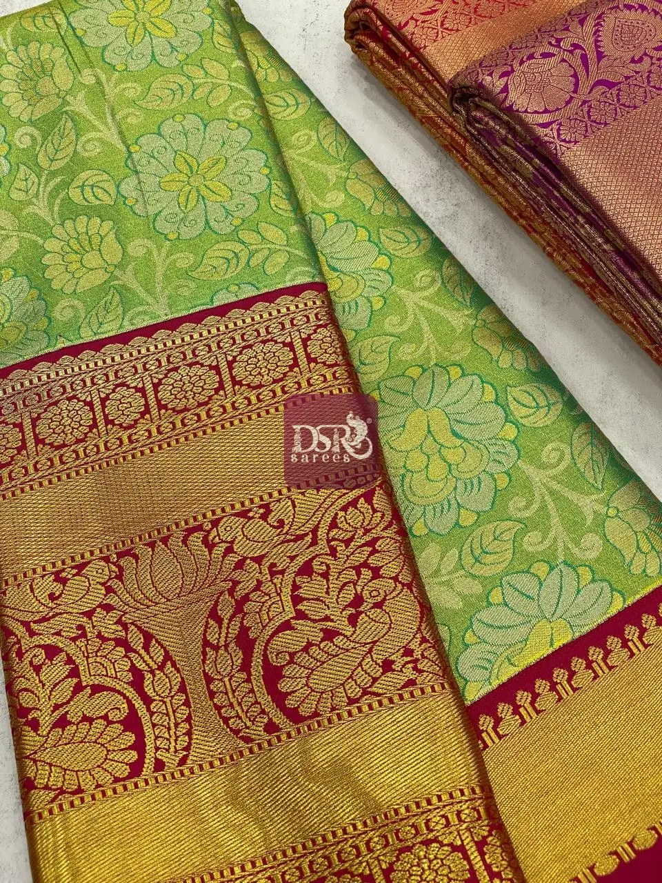 Semi Bridal Silk Sarees