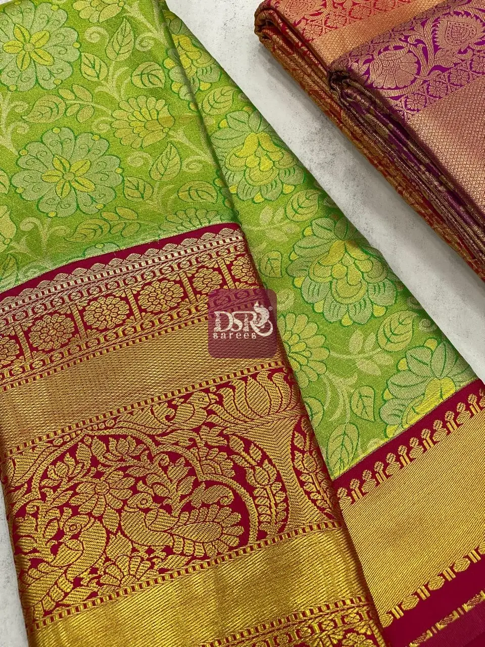 Semi Bridal Silk Sarees
