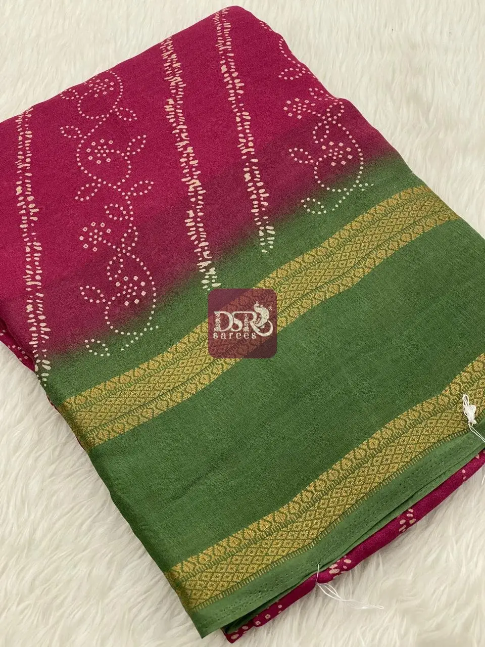 Viscose Chiffon Sarees - vol1