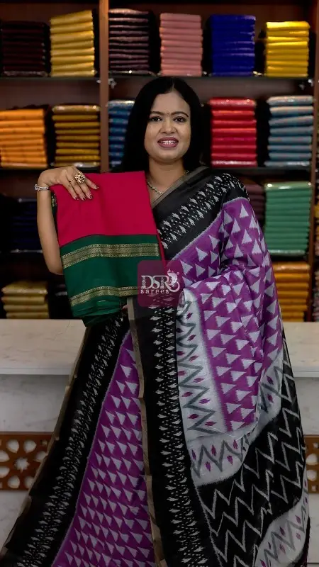 Viscose Chiffon Sarees + Free Saree