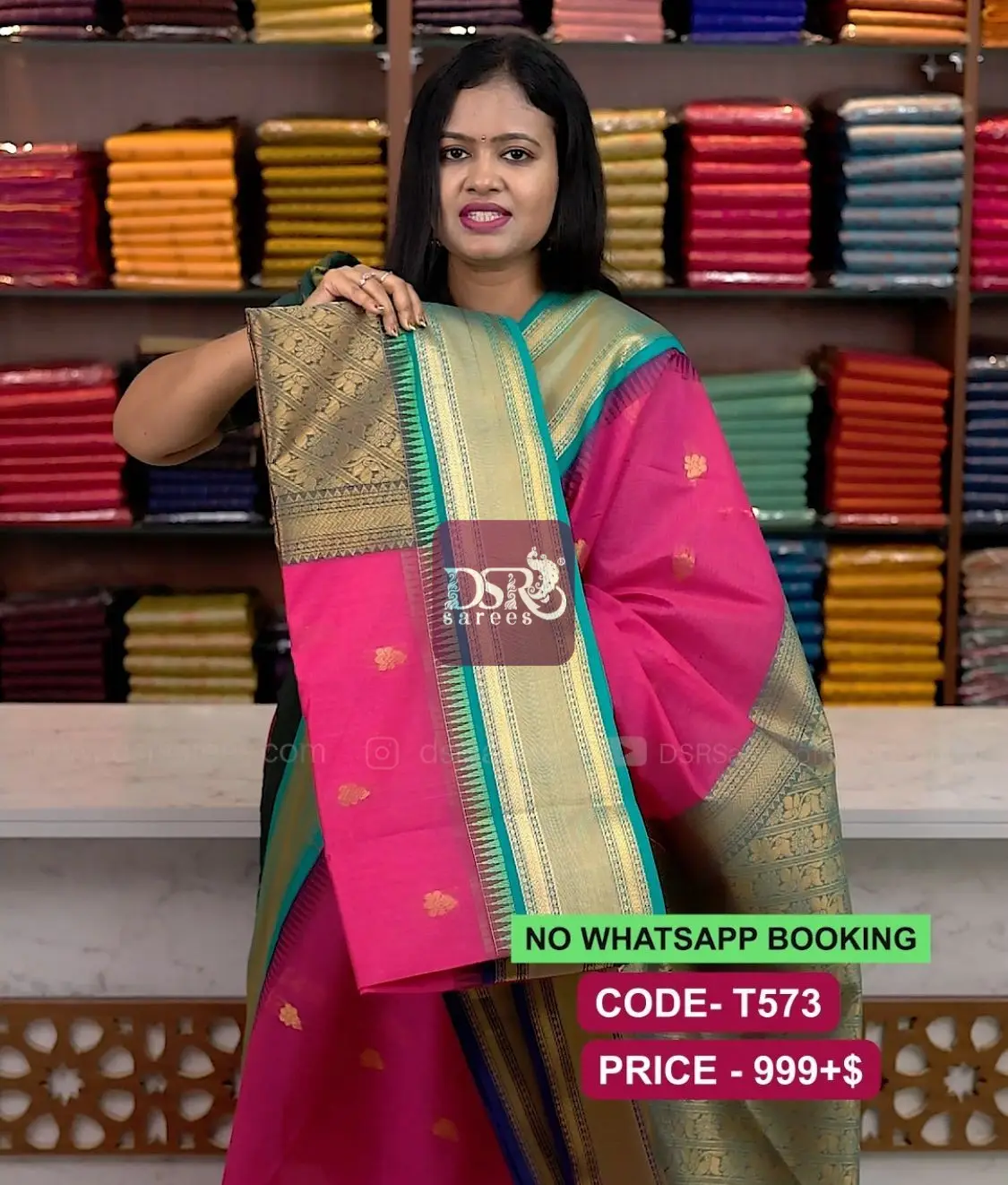 Premium Kanchi  Korvai Border Saree