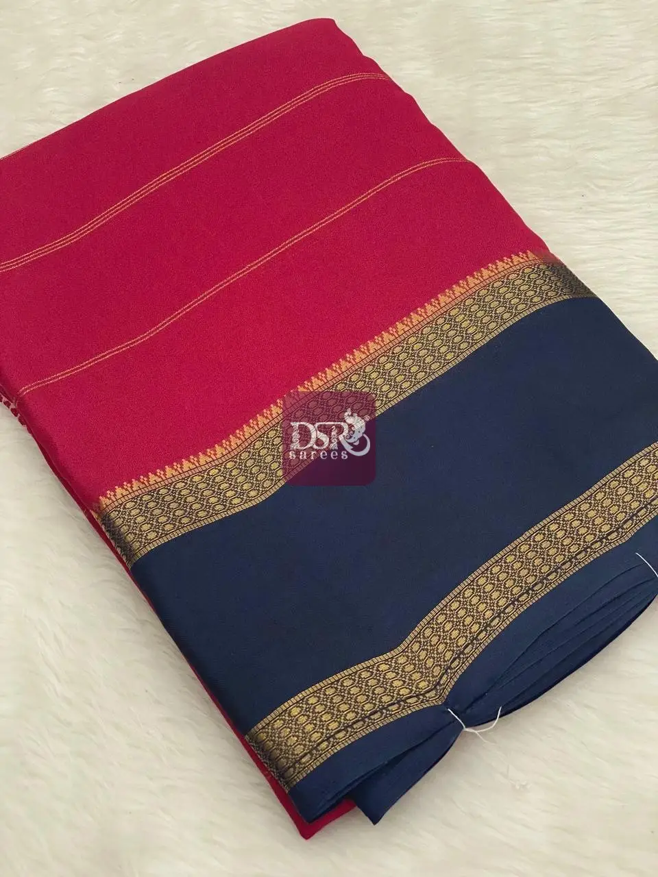 Viscose Chiffon Saree - vol9