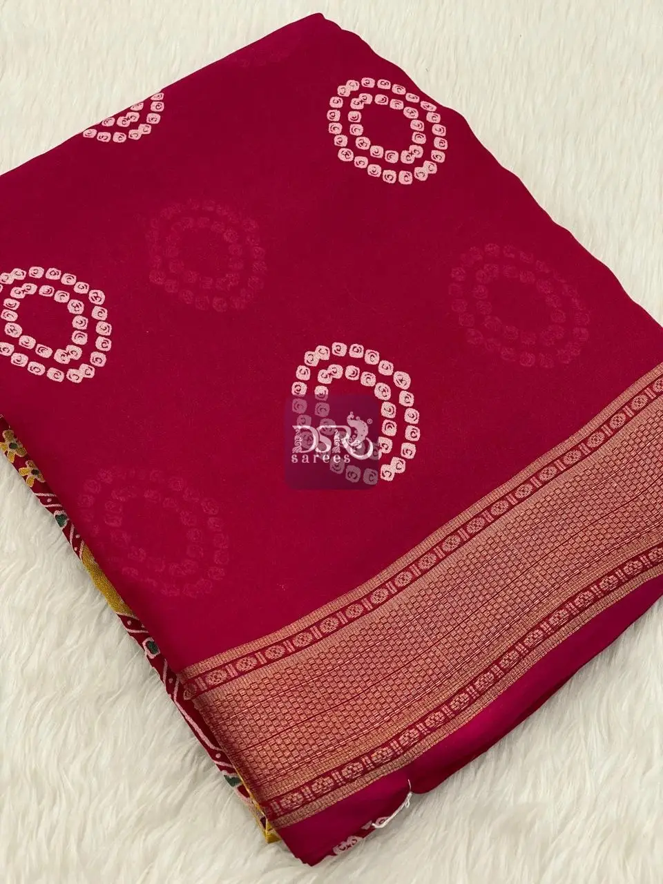 Viscose Chiffon Sarees - vol1