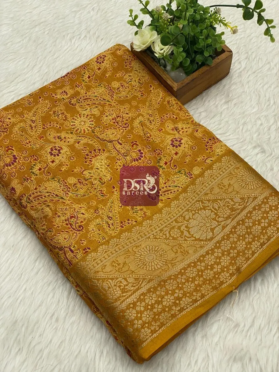 Georgette Dola Saree