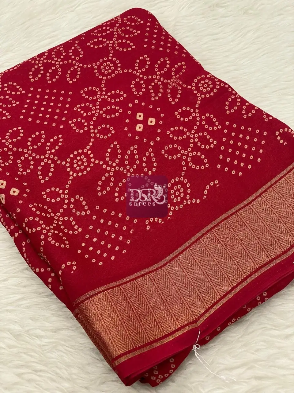 Viscose Chiffon Saree - vol6