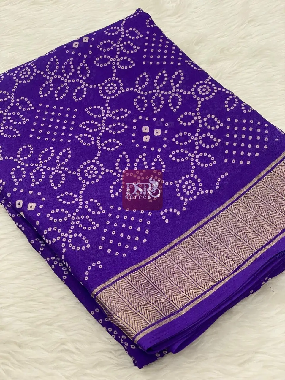 Viscose Chiffon Saree - vol6