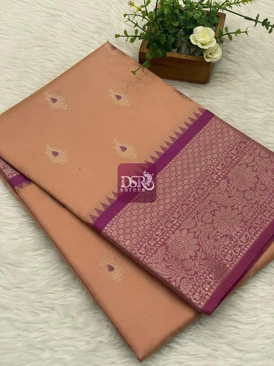 Banarasi Gadwal soft silk saree