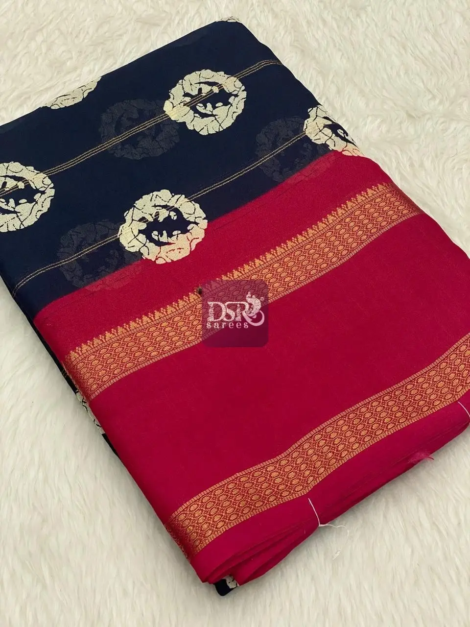 Viscose Chiffon Saree - vol9