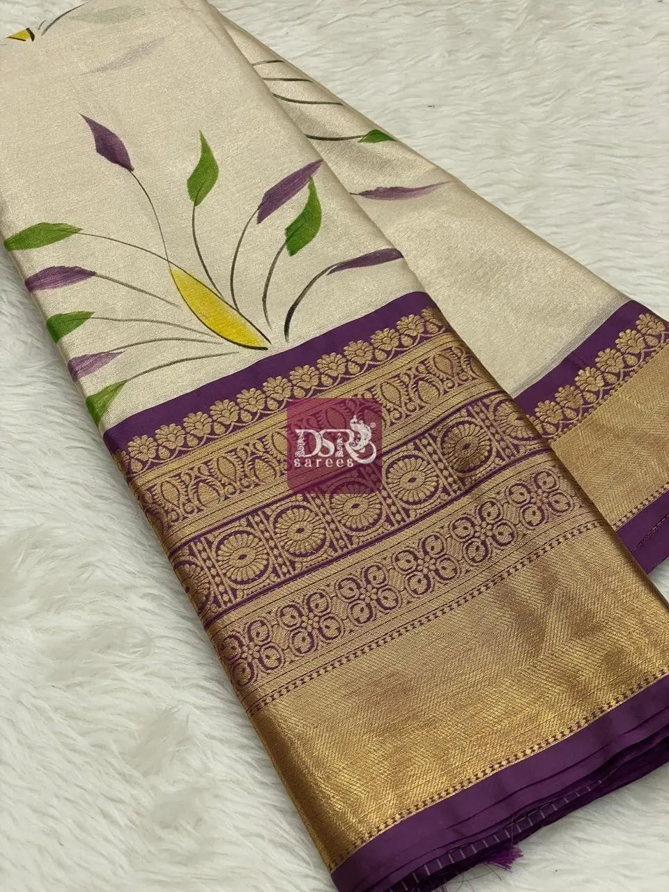 Printed Tissue Silk Sarees