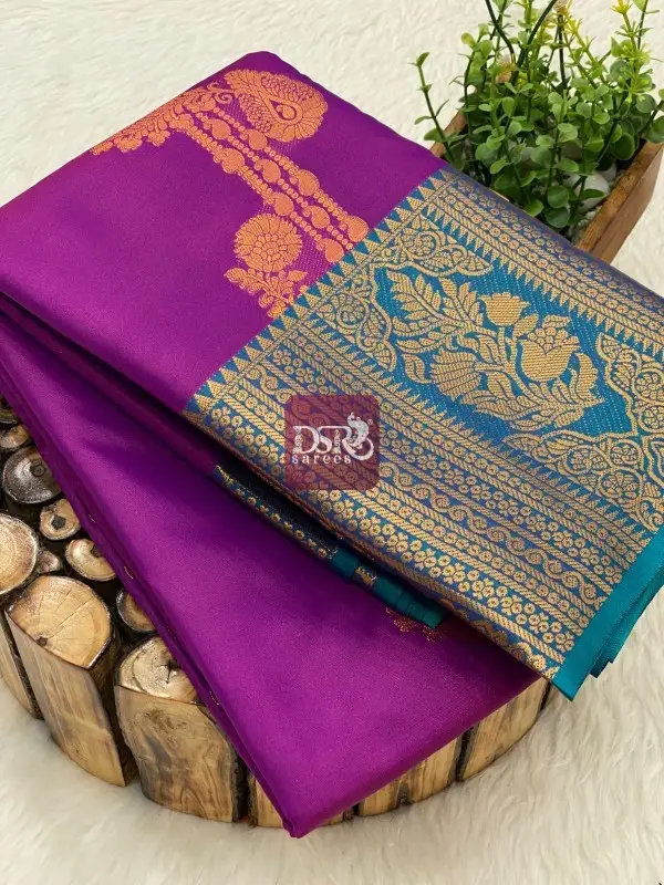 Premium Kanchi Korvai Border Saree