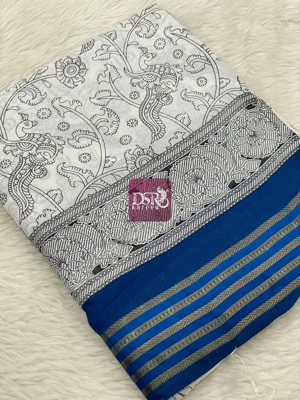 Viscose Chiffon Sarees - vol1