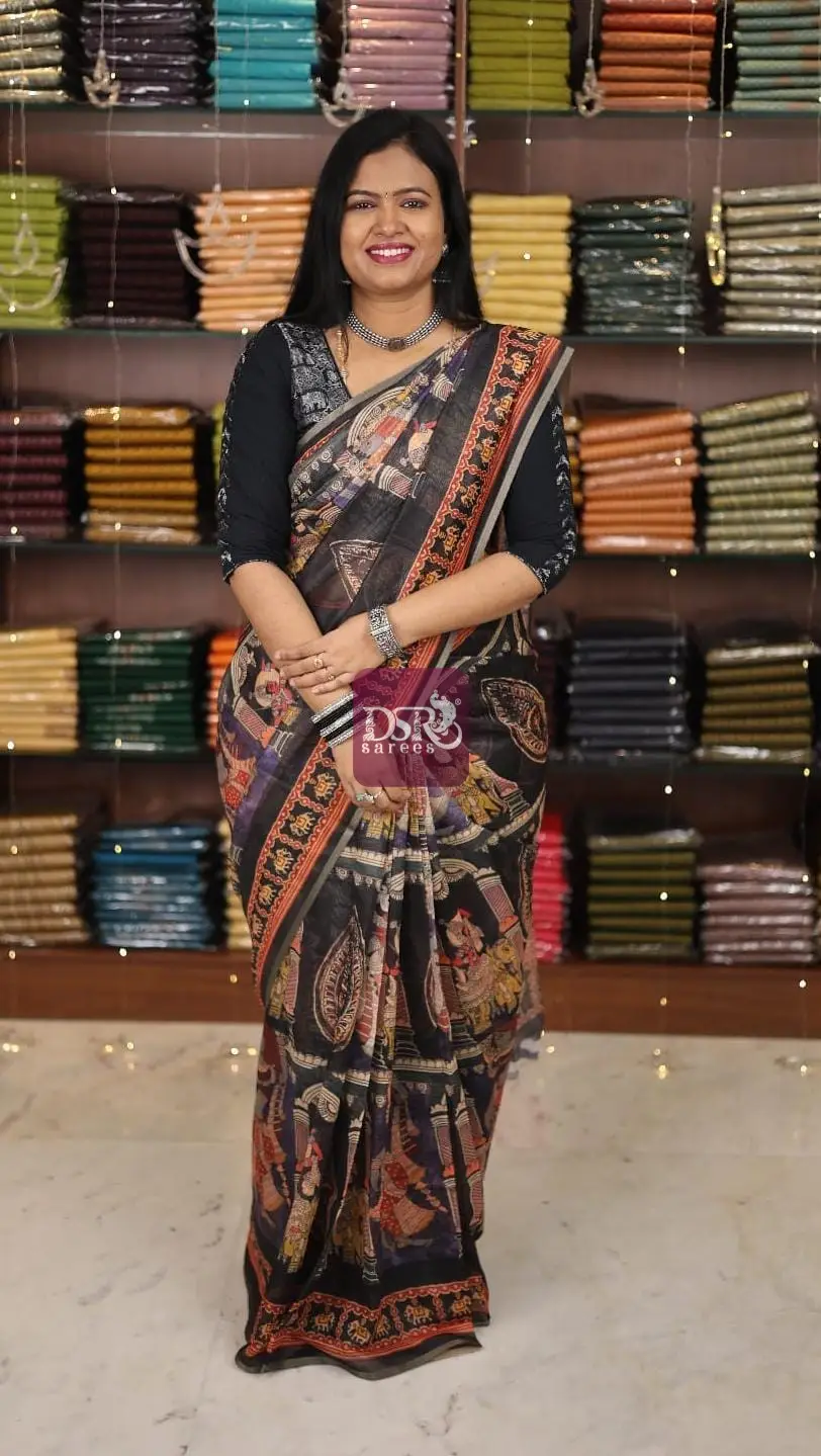 Viscose Chanderi Sarees