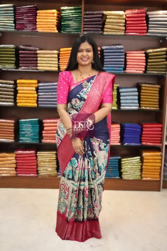 Kalamkari Dola Saree