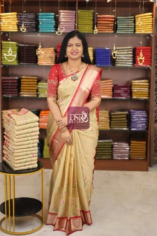 Printed Tissue Silk Sarees