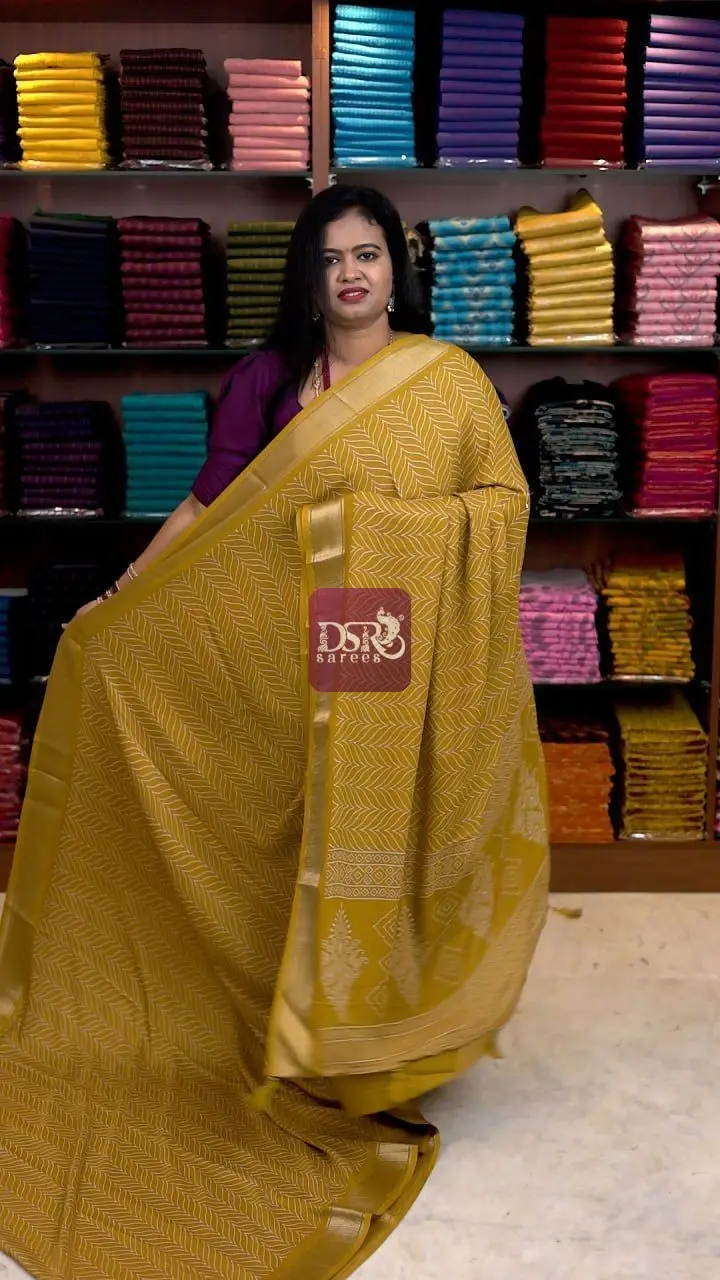 Viscose Chiffon Saree - vol6