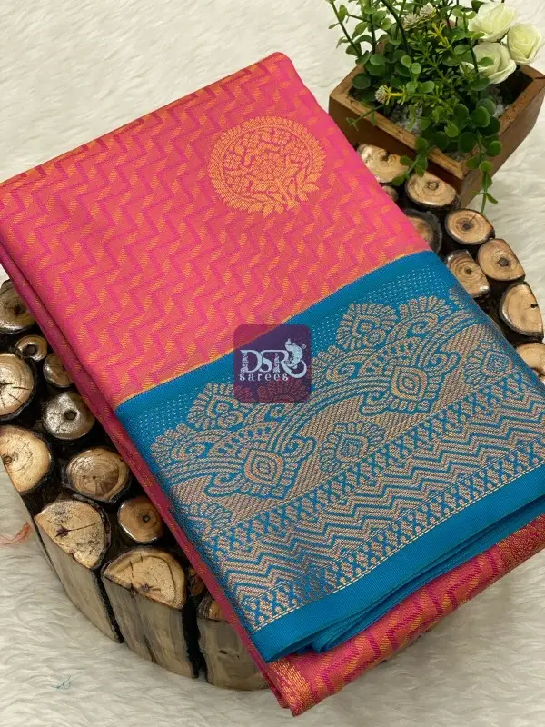 Korvai Border Embose Soft Silk